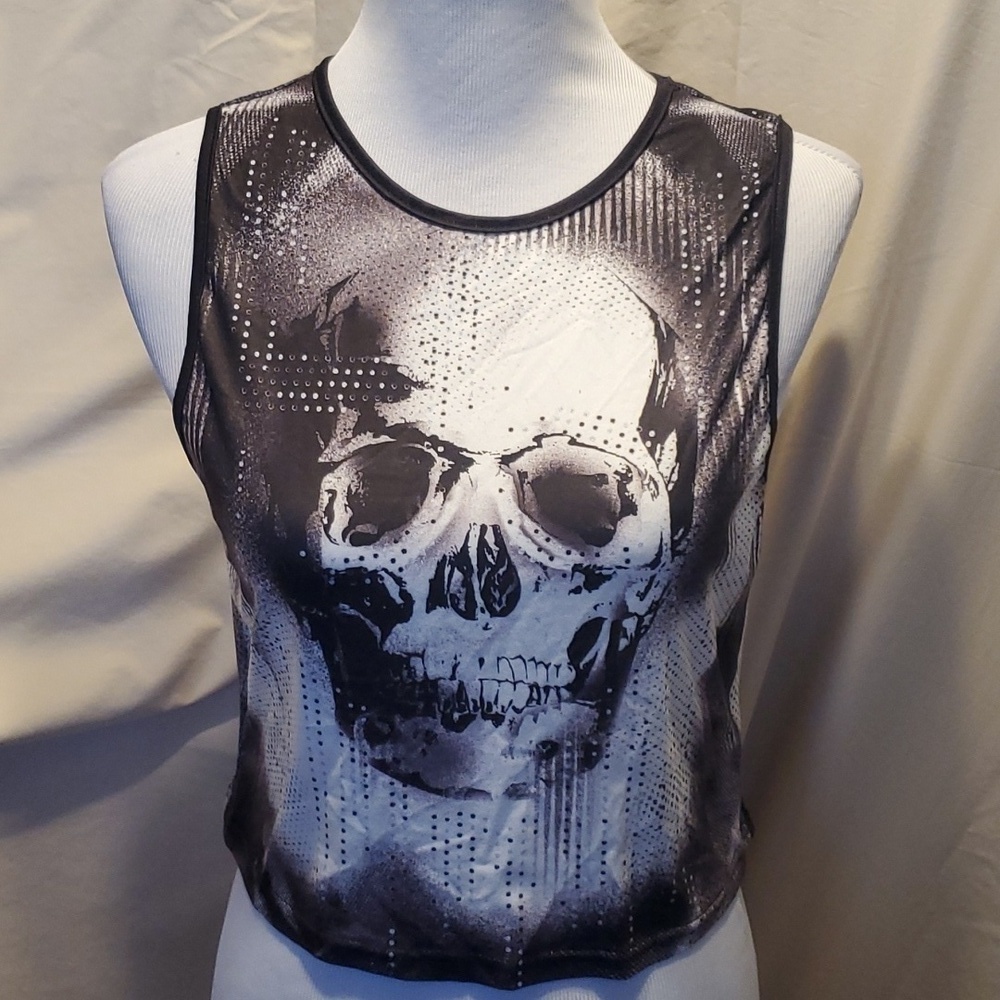 Shein Skull Top SZ XL